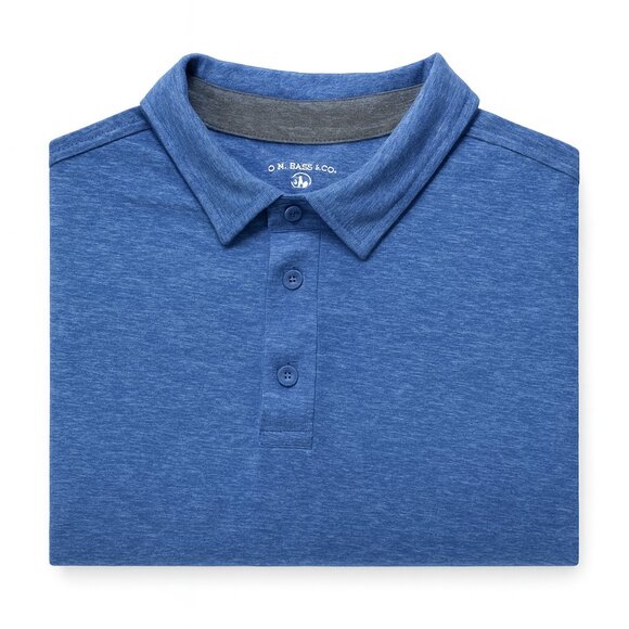 G.H. Bass & Co Golf Performance Polo Shirt XL Blue Short Sleeve - Picture 3 of 7